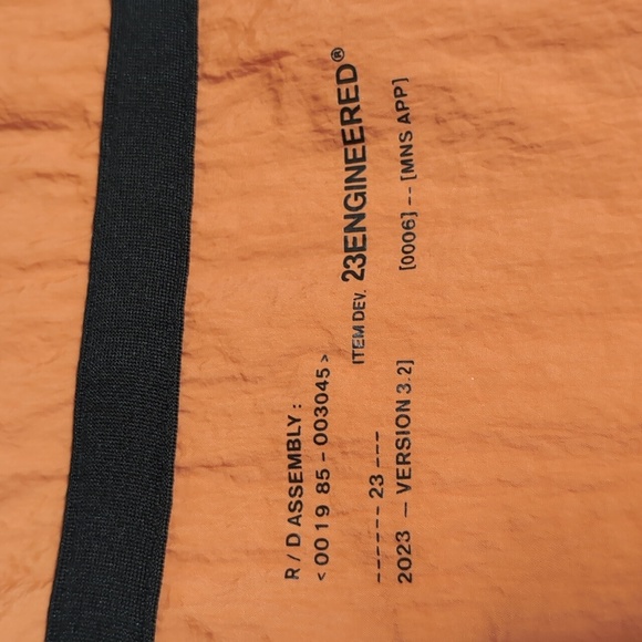 Nike Air Jordan 23 Engineered Woven Pants Rust Oxide Size 3XL Warm Up Nylon - Picture 8 of 15